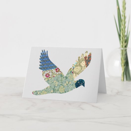 Dove  Floral Kaart Series 2 (Voorkant)