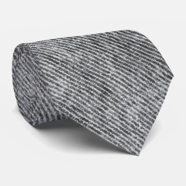Dove Grey Denim Patroon Stropdas