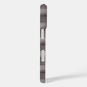 Dove Grey & Dusty Rose Silk Weave Texture Pattern  Case-Mate iPhone Case (Achterkant / Rechts)