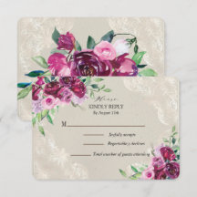 Dove Grey & Wine and Roses Wedding