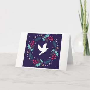Dove Holiday Card Feestdagen Kaart