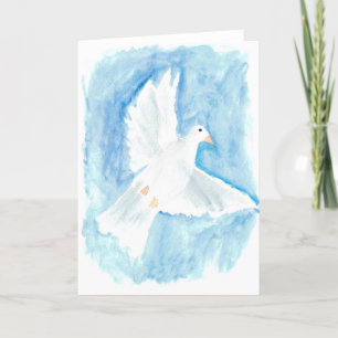 Dove Holiday Card Feestdagen Kaart