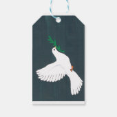 Dove - Kinder kunst voor CHOC Cadeaulabel (Achterkant)