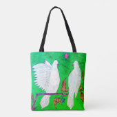 Dove Love Canvas tas (Achterkant)