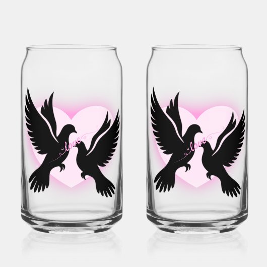 Dove love Drinkware Set (Recto)