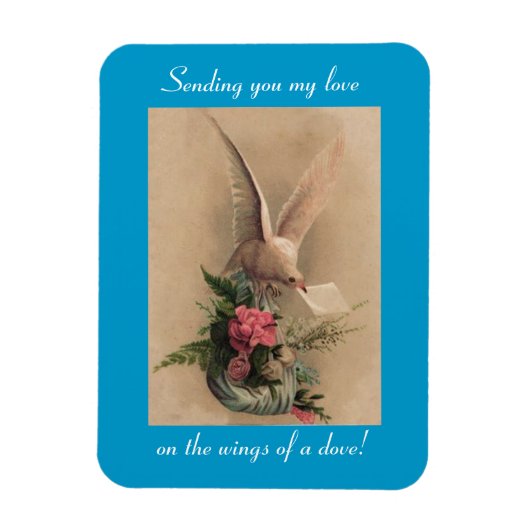  Dove Magnet Magneet (Verticaal)