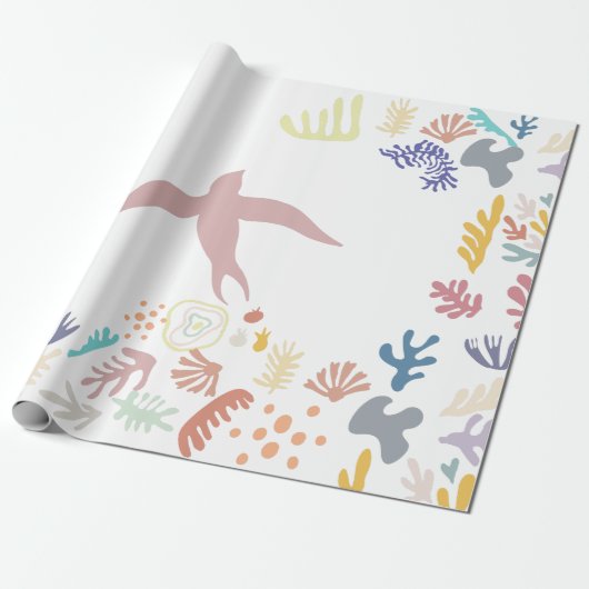 Dove Matisse Art Elements Cadeaupapier (Uitgerold)