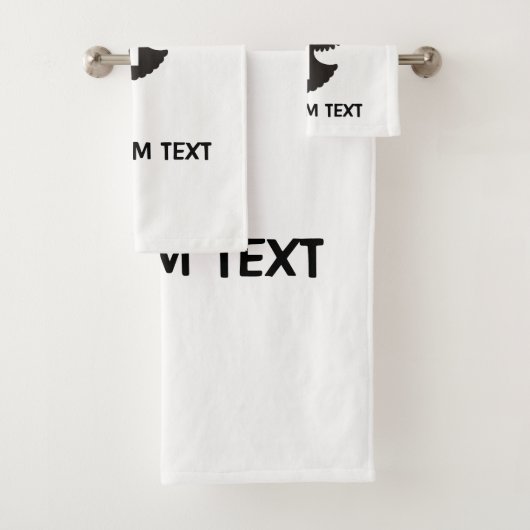 Dove met kruis bad handdoek (Insitu)