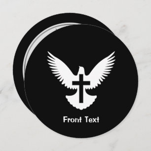 Dove met kruis kaart