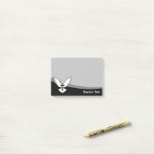 Dove met kruis post-it® notes (Op bureau)