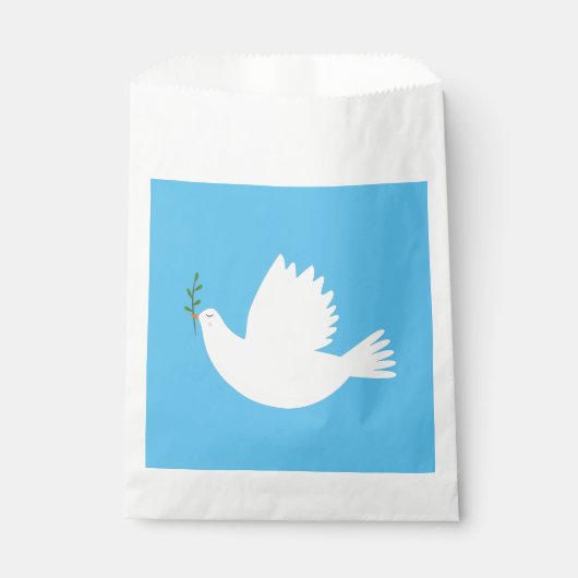 Dove met olijftak bedankzakje (Voorkant)