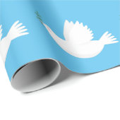 Dove met olijftak cadeaupapier (Rol Hoek)