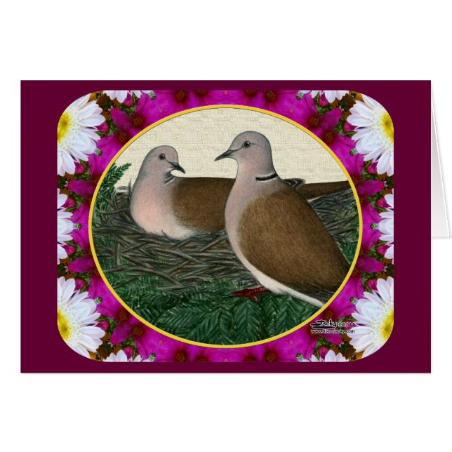 Dove Nest en Flowers (Voorkant Horizontaal)