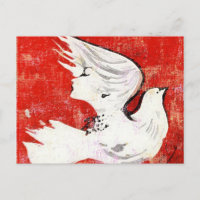 Dove of a Women ~ Briefkaart / Uitnodiging