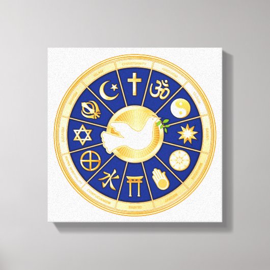 Dove of Peace Canvas Art (Voorkant)