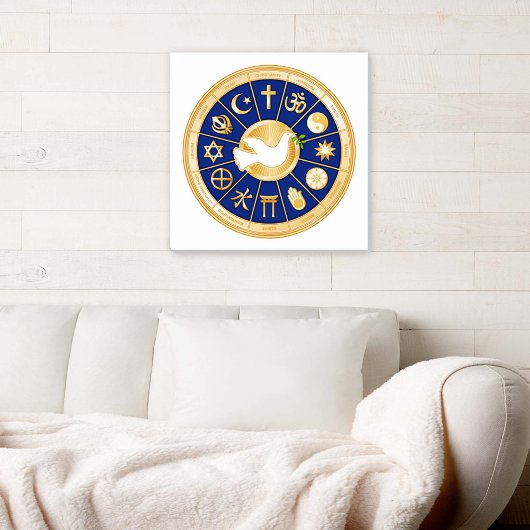 Dove of Peace Canvas Art Afdruk