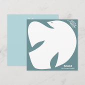 Dove of Peace - Carte de voeux Juniper (Devant / Derrière)