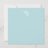 Dove of Peace - Carte de voeux Juniper (Dos)