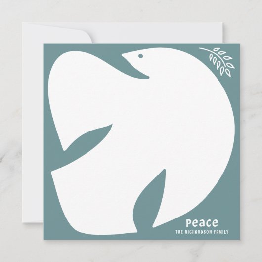 Dove of Peace - Carte de voeux Juniper (Devant)
