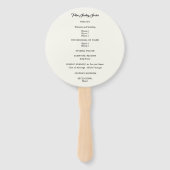 Dove of Peace Easter Program Hand Fan Handwaaier (Achterkant)