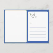 Dove of Peace faire-part et sauver la date (Dos)