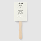 Dove of Peace Gepersonaliseerd Schrift Verse Progr Handwaaier (Achterkant)