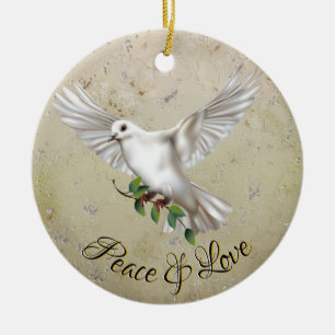 Dove of Peace Keramisch Ornament