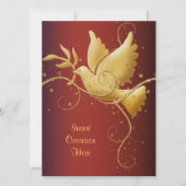 Dove of peace Kerstmis Kaart (Voorkant)