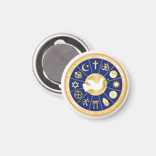 Dove of Peace Magneet (Voorkant / Achterkant)