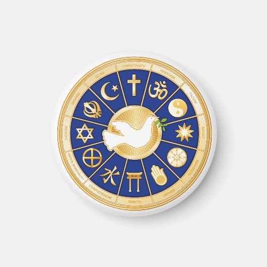 Dove of Peace Magneet (Voorkant)