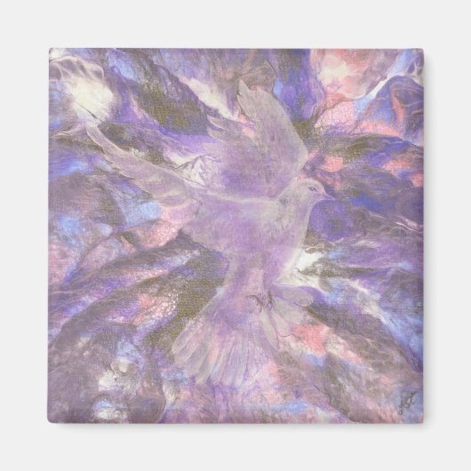 Dove of Peace Magnet Magneet (Voorkant)