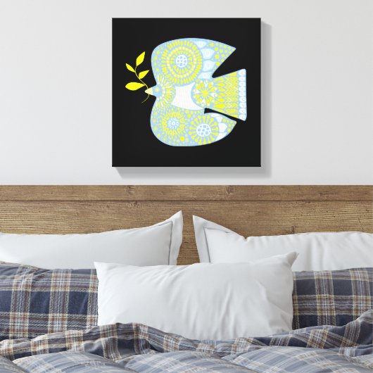 Dove of Peace Oiseau Design Art moderne toile Impr (Insitu(Chambre))
