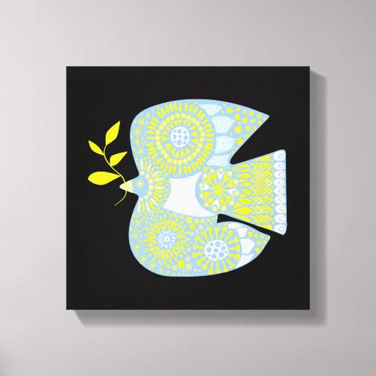 Dove of Peace Oiseau Design Art moderne toile Impr (Recto)