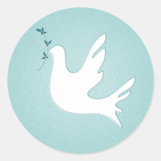 Dove of Peace Ronde Sticker