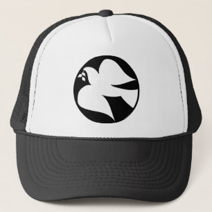 Dove of Peace Sign Trucker Pet