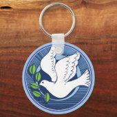 Dove of Peace Sleutelhanger (Voorkant)