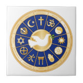 Dove of Peace Tegeltje (Voorkant)