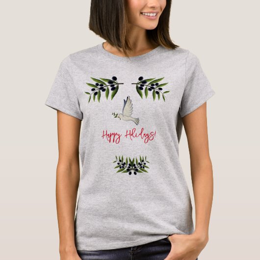 Dove Olive Branch T-shirt (Voorkant)
