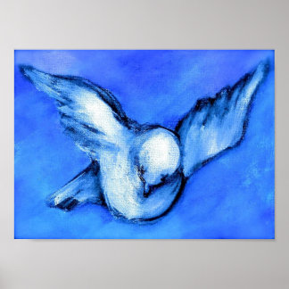 Dove-Original Art van SQ Streater Poster