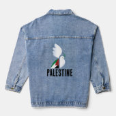 Dove paisible avec Art Drapeau de Palestine libre (Verso)