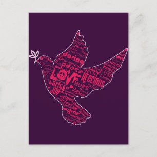 Dove Peace Collage Briefkaart