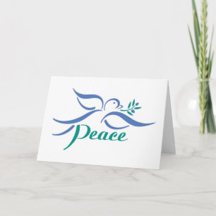 Dove Peace Feestdagen Kaart