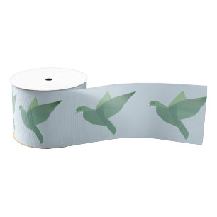 Dove Pigeon Art Ribbon Grosgrain Lint