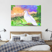 Dove | Prachtig levendig landschap Canvas Afdruk (Insitu (Slaapkamer))