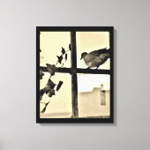 Dove Resting Canvas Afdruk (Voorkant)