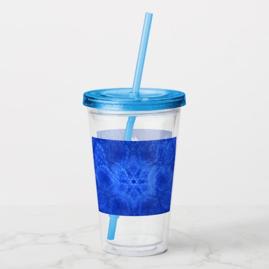 Dove - Shalom Acryl Drinkbeker (Achterkant)