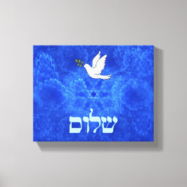 Dove - Shalom Canvas Afdruk