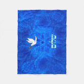 Dove - Shalom Fleece Deken (Voorkant)