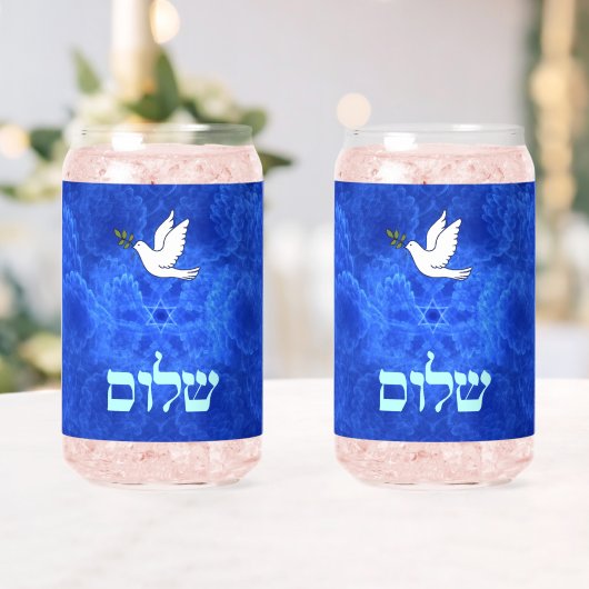 Dove - Shalom Fractal Blikvorm Glas (Insitu (Huwelijk))