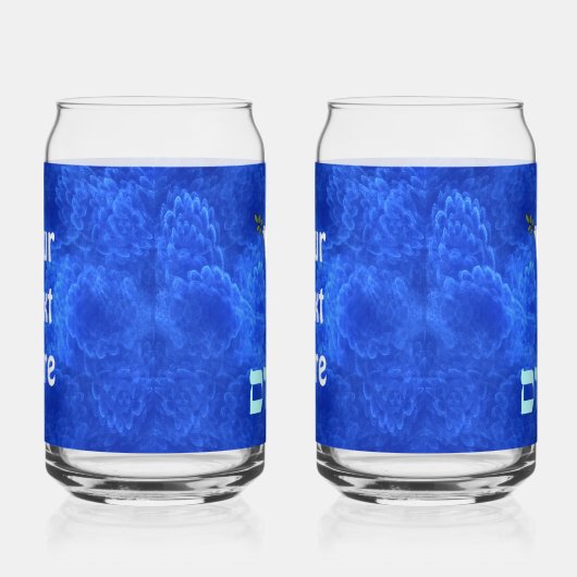 Dove - Shalom Fractal Blikvorm Glas (Rechts)